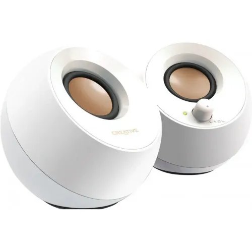 CREATIVESpeakerWired2.0PebbleS.ERGBWhite