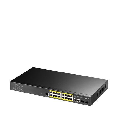 CUDYSwitchGS2018PS216-GbEPoEL2Managedwith2-GbEand2-SFP