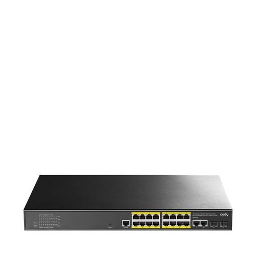 CUDYSwitchGS2018PS216-GbEPoEL2Managedwith2-GbEand2-SFP
