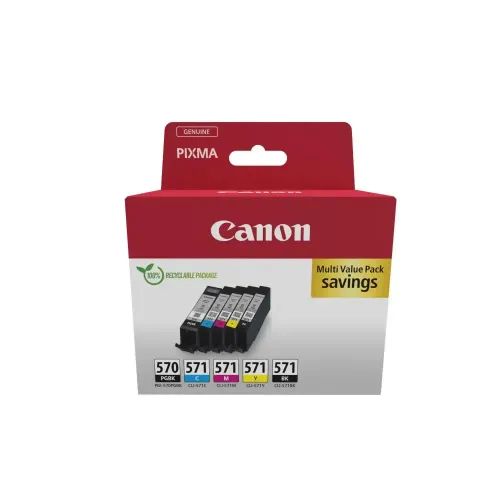 Canon Inkjet PGI-570CLI-571 Ink 5 Colours 0372C006 CANCLI-571MP
