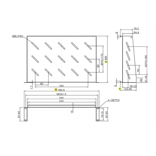 Cantilever2UPowerOnCS-2-350350mm