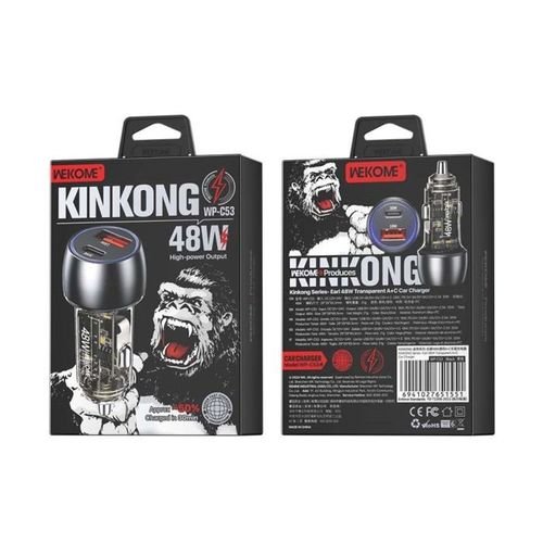 CarChargerWK48WPDUSBQC3.0BlackWP-C53