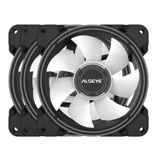 CaseCooler12cmRGB-Fanx3kitAlseyeHALO4.0