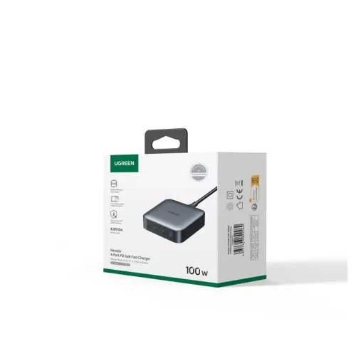 Charger GaN II UGREEN CD328 100W PDx3 QC4.0x1 90928