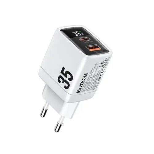 Charger GaN WK 35W PDQC3.0 White WP-U25