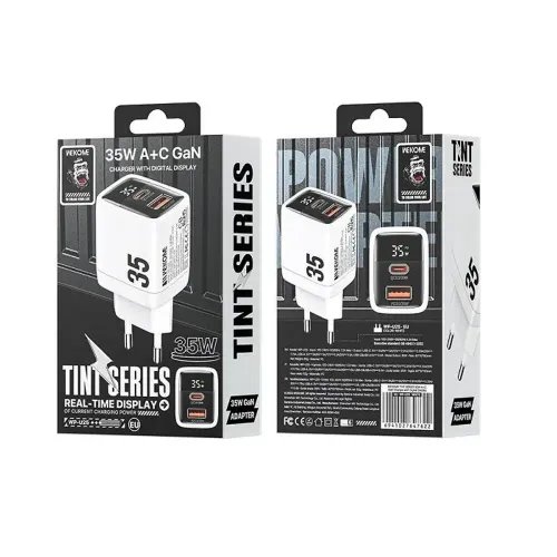 Charger GaN WK 35W PDQC3.0 White WP-U25