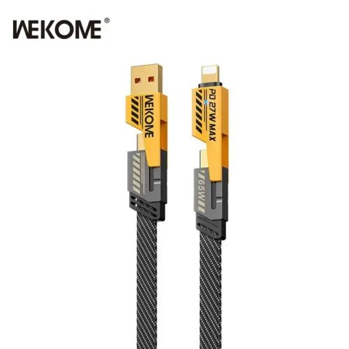 ChargingCable4in1WK65WUSBTYPE-Ctoi6TYPE-CYellow1.2mWDC-25