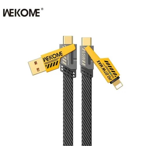 ChargingCable4in1WK65WUSBTYPE-Ctoi6TYPE-CYellow1.2mWDC-25