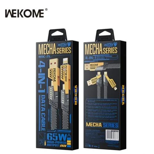 ChargingCable4in1WK65WUSBTYPE-Ctoi6TYPE-CYellow1.2mWDC-25