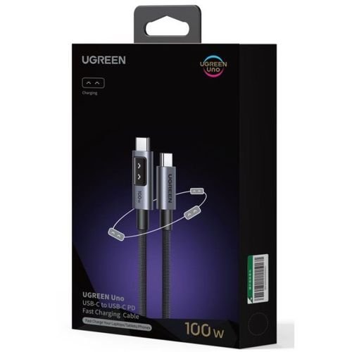 ChargingCableUGREENL509100WTYPE-CTYPE-CBlack2m355125A