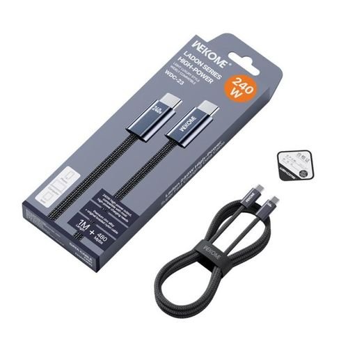 ChargingCableWK240WTYPE-CTYPE-CBlack1mWDC-23