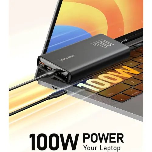 CharmastPowerbankLED20000mAh2xUSBBlack