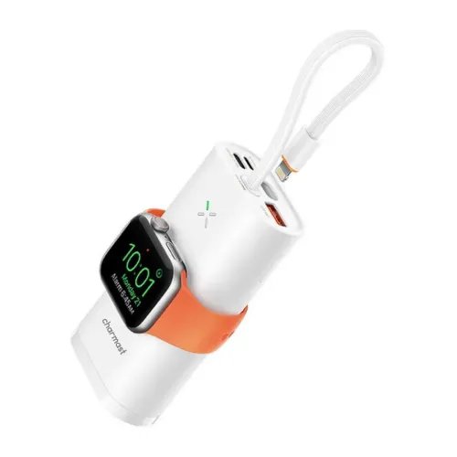 CharmastPowerbankMagsafeWirelessAppleWatch10000mAhPD20QC18WWhite