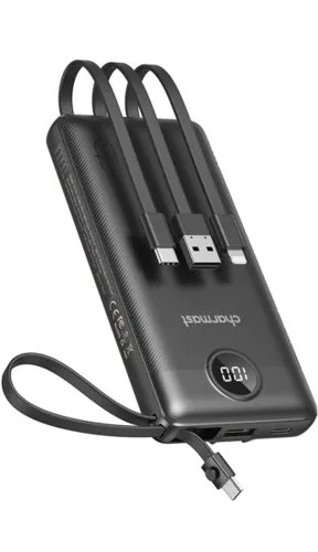 Charmast Powerbank Slim 10000mAh Black