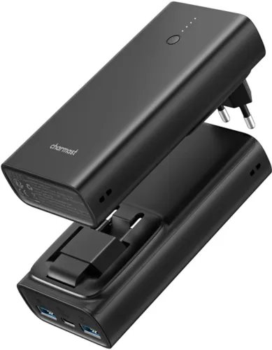 Charmast Powerbank Ultra-Compact 10000mAh PD 20W Black