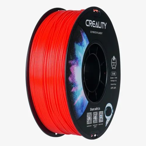 CrealityCR-ABSRed3DPrinterFilamentLargeObjectStabilityTensileStr.43MPA1kgSpool1.75