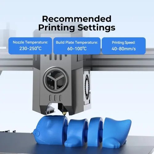 CrealityCR-PETGTransparentWineRed-NoReel-3DPrinterFilamentHardGlossy1kg