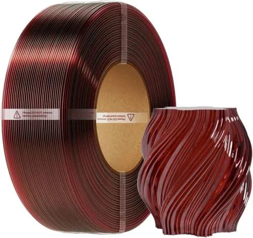 CrealityCR-PETGTransparentWineRed-NoReel-3DPrinterFilamentHardGlossy1kg