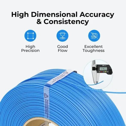 CrealityCR-PETGTransparentWineRed-NoReel-3DPrinterFilamentHardGlossy1kg