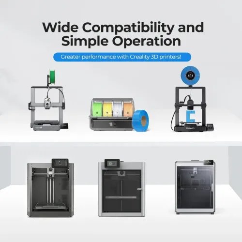 CrealityCR-PETGTransparentWineRed-NoReel-3DPrinterFilamentHardGlossy1kg