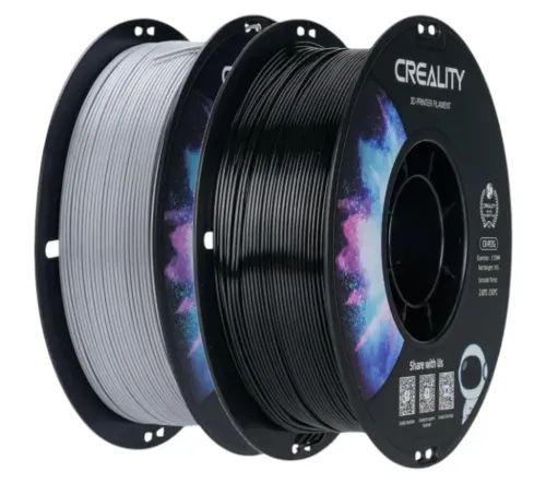 CrealityCR-PETGValuePack2kg-BlackGray3DPrinterFilamentBlackGrey