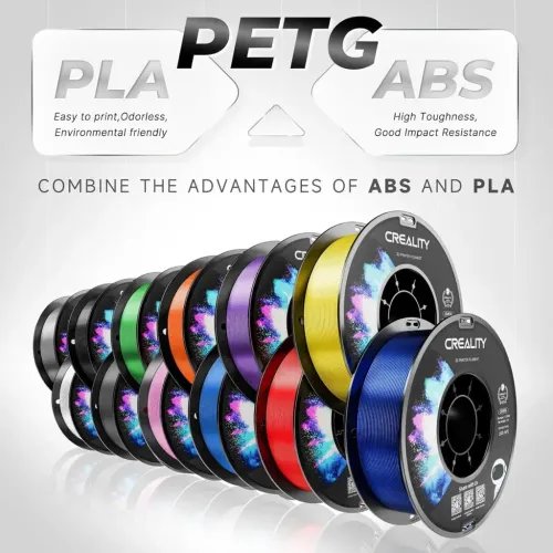 CrealityCR-PETGValuePack4kg-BlackWhiteGrayTransparent3DPrinterFilamentGreynor