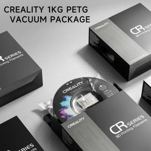 CrealityCR-PETGValuePack4kg-BlackWhiteGrayTransparent3DPrinterFilamentGreynor