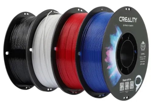 CrealityCR-PETGValuePack4kg-BlackWhiteRedBlue3DPrinterFilament
