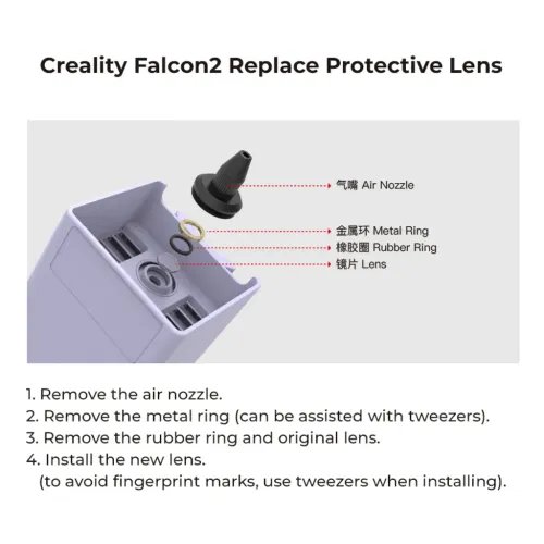 CrealityCrealityFalcon2ReplaceProtectiveLensforFalcon2series