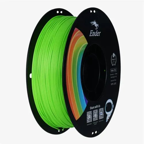 CrealityEN-PLAAppleGreenEnder3DPrinterFilamentStrength34MPABend77MPa1kgSpool1.75