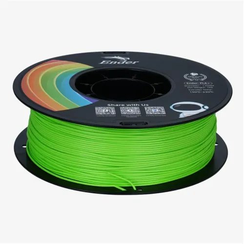 CrealityEN-PLAAppleGreenEnder3DPrinterFilamentStrength34MPABend77MPa1kgSpool1.75