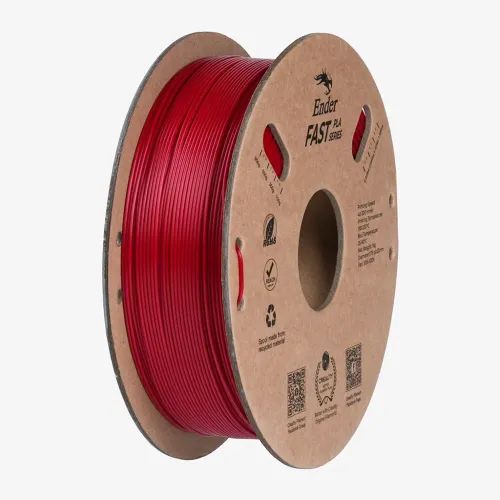 CrealityEnderFastPLAFireRed3DPrinterFilament1kgSpool1.86
