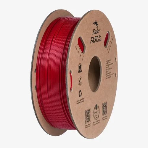 CrealityEnderFastPLAFireRed3DPrinterFilament1kgSpool1.86