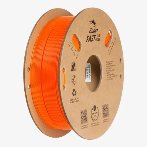 CrealityEnderFastPLAOrange3DPrinterFilament1kgSpool1.83