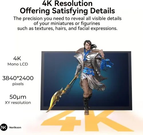 CrealityHalotPlay-4kPiocreatResinPrinterfast60mmh130x82x160mm