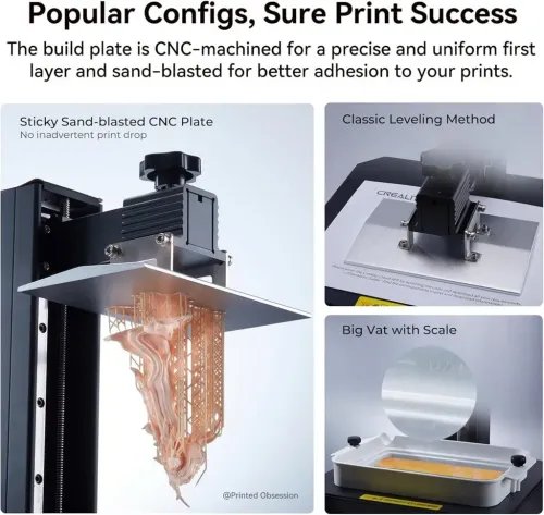 CrealityHalotPlay-4kPiocreatResinPrinterfast60mmh130x82x160mm