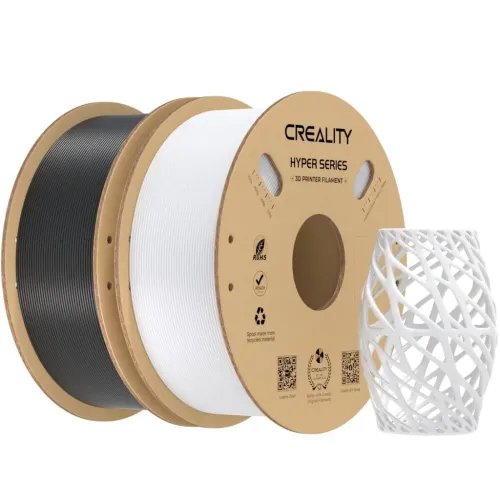 CrealityHyper-PETGValuePack2kgBlackWhite3DPrinterFilamentfastprint2kg1.75
