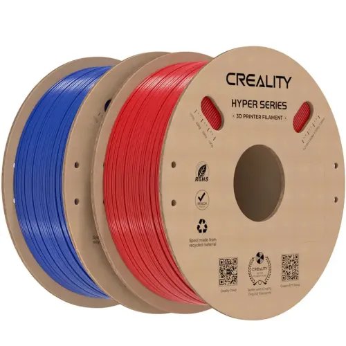 CrealityHyper-PETGValuePack2kgRedBlue3DPrinterFilamentfastprint2kg1.77