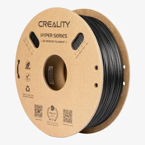 Creality Hyper PLA-CF Black Carbon Fiber 3D Printer Filament High Strength 1 kg Spool1.75