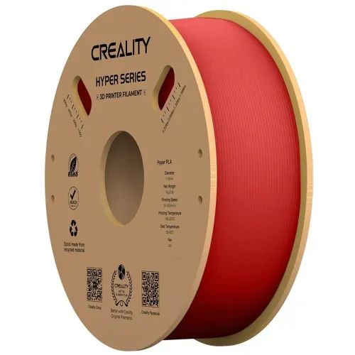 Creality Hyper PLA Red 3D Printer Filament High Speed 1 kg Spool1.75