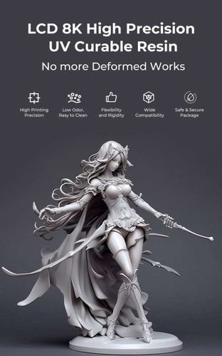 CrealityLCD8KHighPrecisionUVCurableResin-Orange3302190005