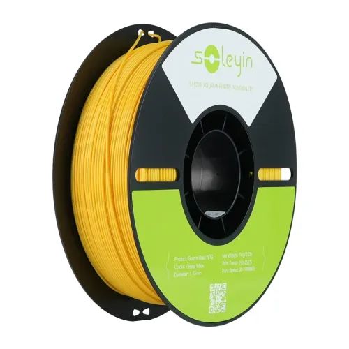 CrealitySoleyinBasicPETGGinkgoYellow-3DPrinterFilament1kgSpool1.75
