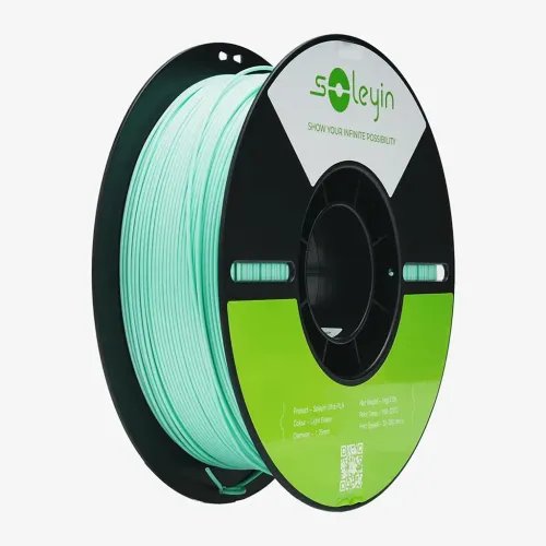 CrealitySoleyinUltraPLALightGreen3DPrinterFilament1kgSpool1.75mm