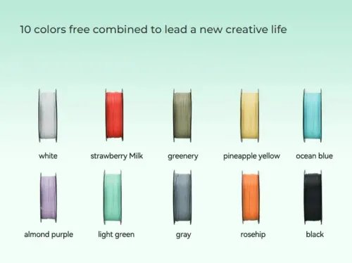 CrealitySoleyinUltraPLAStrawberryCreamStrawberryMilk3DPrinterFilament1kgSpool1.75mm