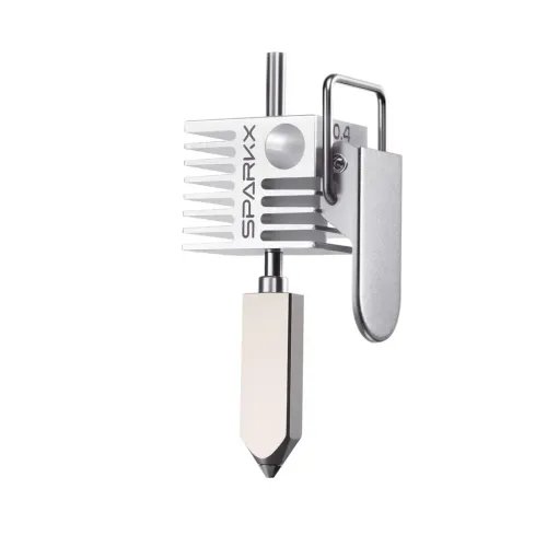 CrealitySparkXi70.4mmHotEndNozzle-NickelPlatedCopperAlloyHardenedSteel