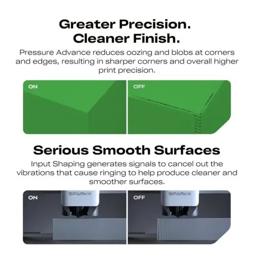 CrealitySparkXi73DPrinter-500mmsfast-AISmartDetection-26x26x26-NoAssembly