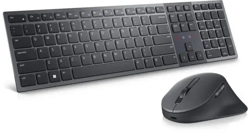DELLKM900keyboardMouseincludedOfficeRFWirelessBluetoothQWERTYUSInternationalGraphite