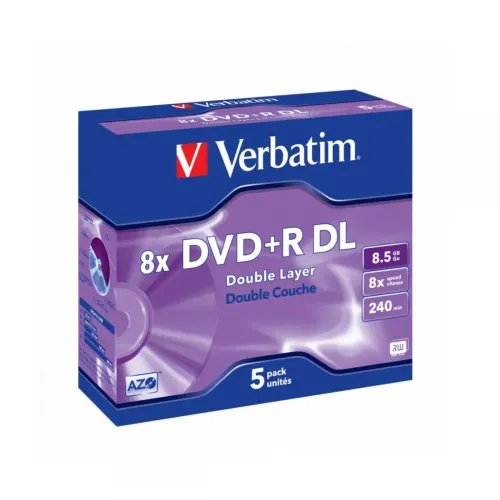 DVDRVERBATIM43541DOUBLELAYER8.5GB8XMATTSILVERSURF