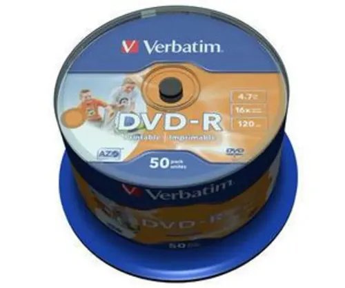 DVD-RVERBATIM43533AZO4.7GB16XWIDEPRINT.SURFACENON-ID