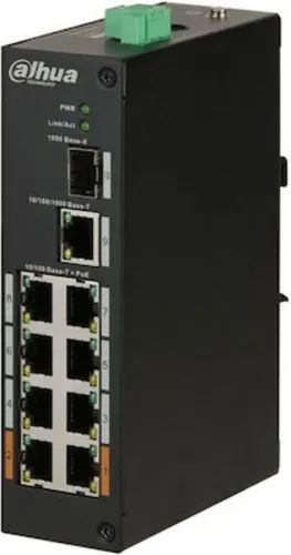 Dahua10-PortUnmanagedDesktopSwitchwith8PortPoEDH-PFS3110-8ET-96-V2